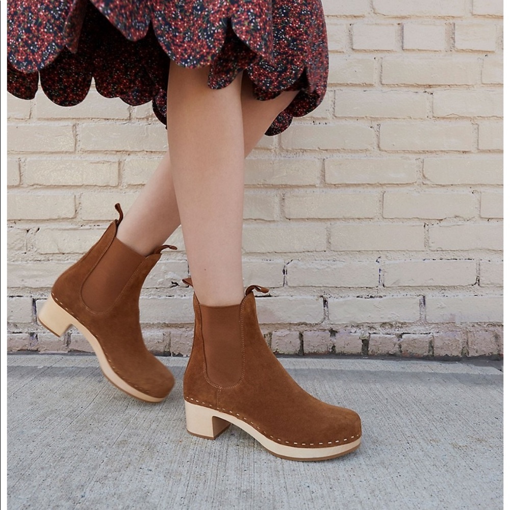 NWOT Loeffler Randall Anabelle Clog Boot in Cocoa, 8